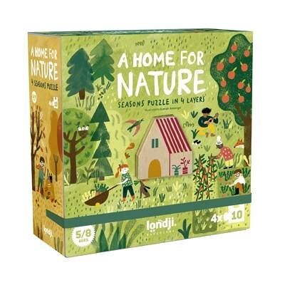 Londji Puzzle - Dom dla Natury - 4 Pory Roku, Dzieci Londji Puzzle - Dom dla Natury - 4 Pory Roku, Dzieci