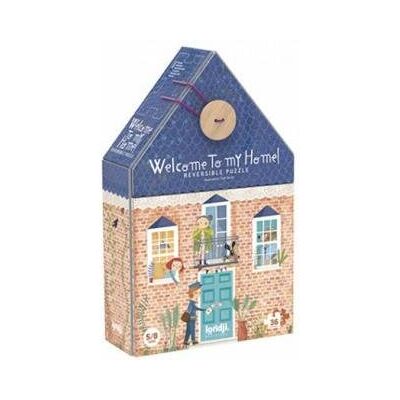 Londji Puzzle Witaj w Moim Domu - Odwracalne 36-elementowe Londji Puzzle Witaj w Moim Domu - Odwracalne 36-elementowe