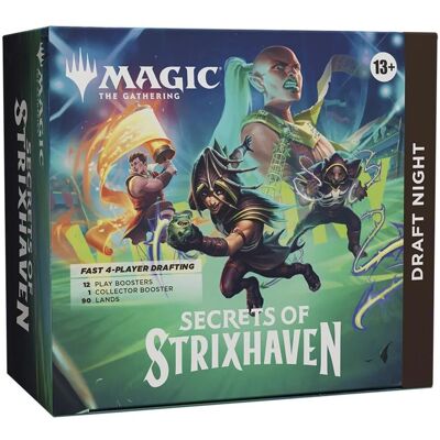Wizards of the Coast Magic Secrets Of Strixhaven Draft Night Box Wizards of the Coast Magic Secrets Of Strixhaven Draft Night Box