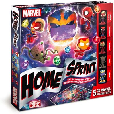 Marvel Avengers Home Sprint, Gra Planszowa, Cartamundi Marvel Avengers Home Sprint, Gra Planszowa, Cartamundi
