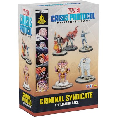 Marvel: Crisis Protocol - Criminal Syndicate Affiliation Pack, gra planszowa, Atomic Mass Games Marvel: Crisis Protocol - Criminal Syndicate Affiliation Pack, gra planszowa, Atomic Mass Games