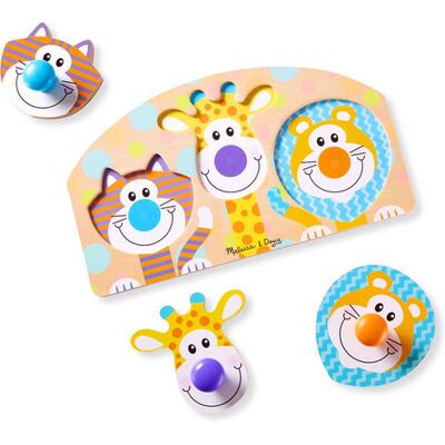Puzzle drewniane z zwierzętami safari - Melissa & Doug - 13439 Puzzle drewniane z zwierzętami safari - Melissa & Doug - 13439