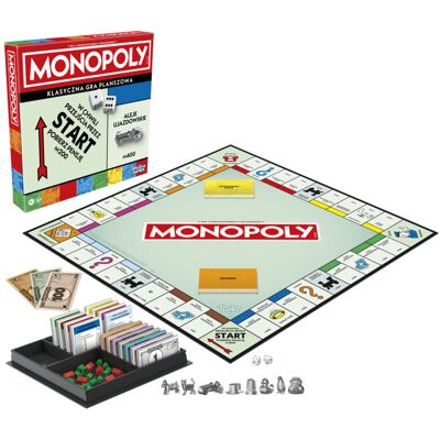 Hasbro Monopoly, Classic Refresh, Gra Planszowa Hasbro Monopoly, Classic Refresh, Gra Planszowa