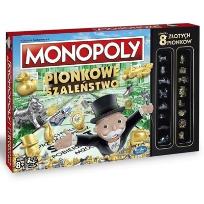 Hasbro Monopoly Pionkowe Szaleństwo, C0088, Gra Planszowa Hasbro Monopoly Pionkowe Szaleństwo, C0088, Gra Planszowa