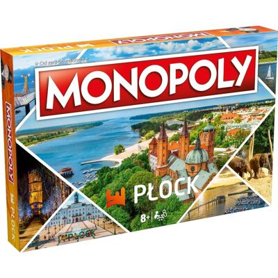 Monopoly Płock - Edycja Miejska, Gra Planszowa, Winning Moves Monopoly Płock - Edycja Miejska, Gra Planszowa, Winning Moves