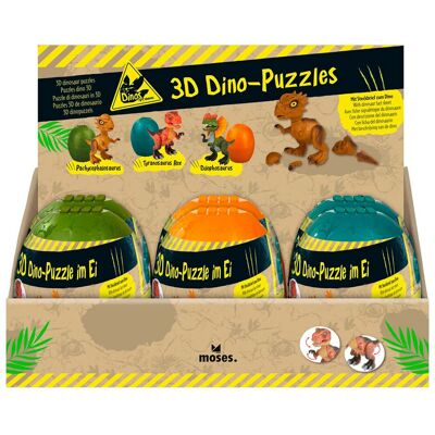 Dino puzzle w jajku Moses 3D Dino puzzle w jajku Moses 3D