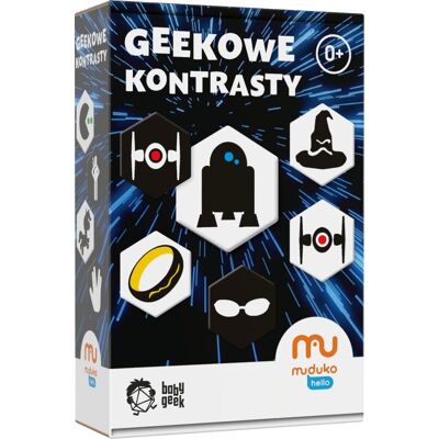 Geekowe Kontrasty Baby Geek, Gra Karciana, Muduko Geekowe Kontrasty Baby Geek, Gra Karciana, Muduko