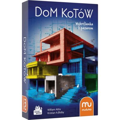 Muduko, Gra Typu Roll-And-Write, Dom Kotów, Wykreślanka Z Pazurem, Gra Planszowa Muduko, Gra Typu Roll-And-Write, Dom Kotów, Wykreślanka Z Pazurem, Gra Planszowa