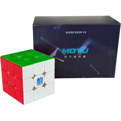 Oryginalna Magnetyczna Kostka Moyu Super Rs3m V2 Maglev Uv Coated Oryginalna Magnetyczna Kostka Moyu Super Rs3m V2 Maglev Uv Coated