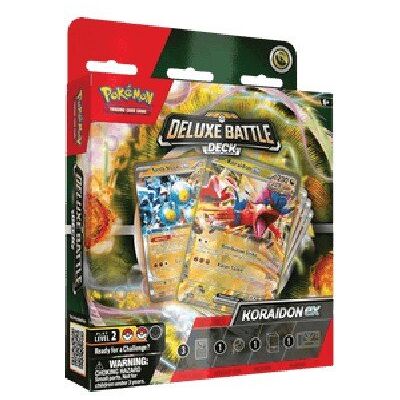 Wizards of the Coast Pokemon Deluxe Battle Deck: Koraidon Ex Wizards of the Coast Pokemon Deluxe Battle Deck: Koraidon Ex