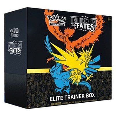 Pokemon Hidden Fates Booster - Paczka kart wymiennych Pokemon Hidden Fates Booster - Paczka kart wymiennych