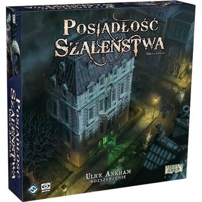 Posiadłość Szaleństwa Ulice Arkham, Gra, Rex London, Edycja2, Gra Planszowa, Galakta Posiadłość Szaleństwa Ulice Arkham, Gra, Rex London, Edycja2, Gra Planszowa, Galakta
