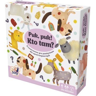 MUDUKO Puk, Puk, Kto Tam? Gra Logiczna, Zu&berry MUDUKO Puk, Puk, Kto Tam? Gra Logiczna, Zu&berry