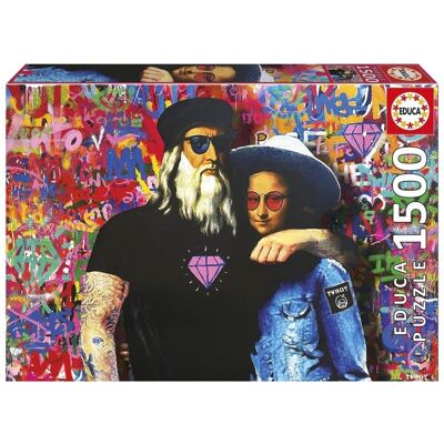 Puzzle Leo Lisa 1500p - Edukacyjna Zabawka Puzzle Leo Lisa 1500p - Edukacyjna Zabawka
