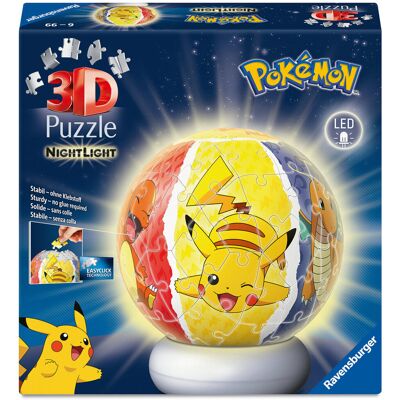 Ravensburger Puzzle 3D Świecąca Kula: Pokemon Ravensburger Puzzle 3D Świecąca Kula: Pokemon