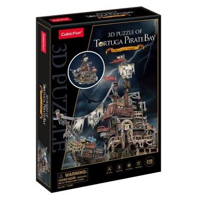 Cubic Fun Tortuga 218 Elementów Puzzle Port Piracki 3D Cubic Fun Tortuga 218 Elementów Puzzle Port Piracki 3D