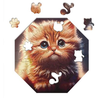 Alexander Puzzle drewniane Milliwood - Hi, I'm little – Cali Cat 29x29 - 46 El. Alexander Puzzle drewniane Milliwood - Hi, I'm little – Cali Cat 29x29 - 46 El.