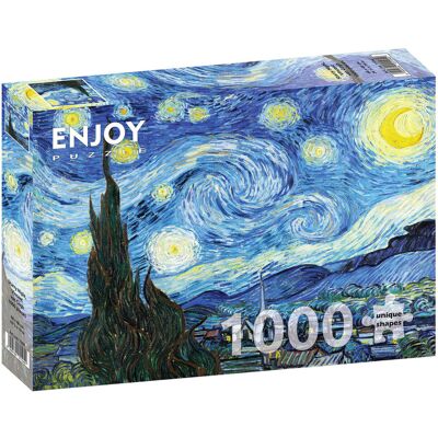 Enjoy Puzzle, Gwiaździsta Noc, Vincent Van Gogh, 1000 El. Enjoy Puzzle, Gwiaździsta Noc, Vincent Van Gogh, 1000 El.