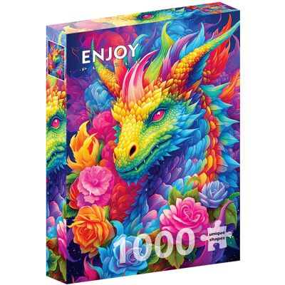 Enjoy Puzzle - Dragon 1000 Kawałków - Dragon - Zaczarowany Krajobraz - Puzzle Enjoy Puzzle - Dragon 1000 Kawałków - Dragon - Zaczarowany Krajobraz - Puzzle