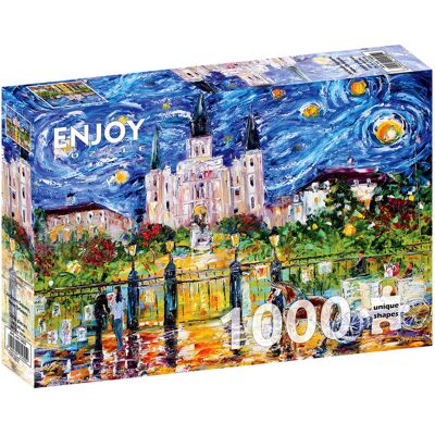Puzzle Jackson Square, Nowy Orlean - 1000 Elementów Puzzle Jackson Square, Nowy Orlean - 1000 Elementów