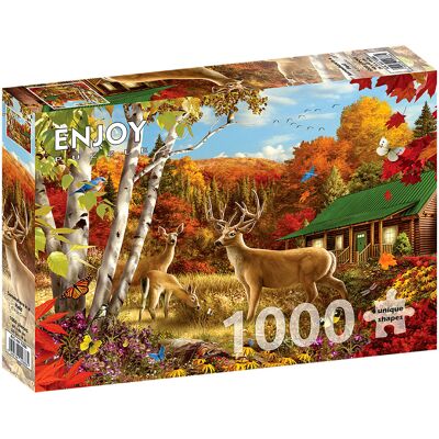 Enjoy Puzzles 1000 Elementów - W Jakiś Polu Puzzle Enjoy Puzzles 1000 Elementów - W Jakiś Polu Puzzle