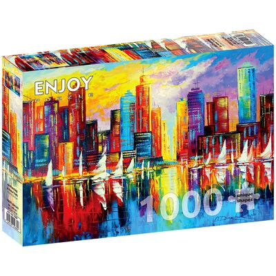 Enjoy Puzzle Wieczór w Nowym Jorku - Puzzle Enjoy Puzzle Wieczór w Nowym Jorku - Puzzle