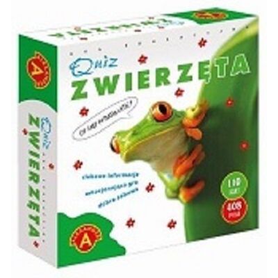 Quiz zwierzęta, gra, Alexander, gra planszowa Quiz zwierzęta, gra, Alexander, gra planszowa