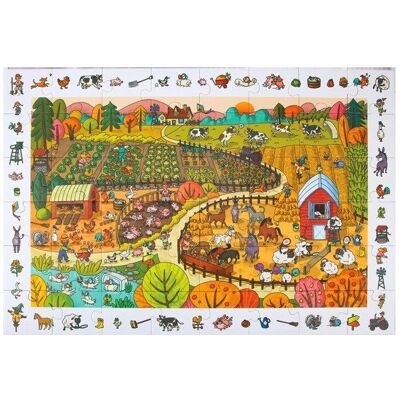 Robotime Drewniane Puzzle + Gra Edukacyjna 48 El. Robotime Drewniane Puzzle + Gra Edukacyjna 48 El.