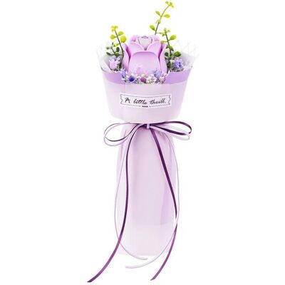 Robotime Purple Rose Fioletowa Róża Drewniane Puzzle 3d Robotime Purple Rose Fioletowa Róża Drewniane Puzzle 3d