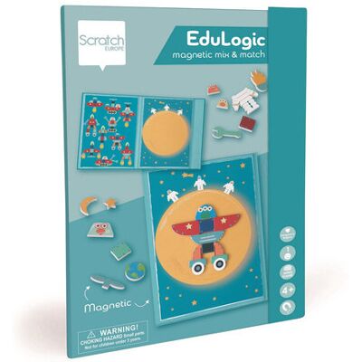 Scratch, Magnetyczna Układanka - Kształty I Kolory Kosmos Scratch, Magnetyczna Układanka - Kształty I Kolory Kosmos