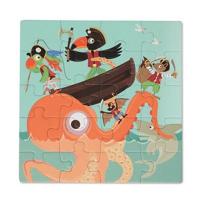 Scratch, Puzzle, Magnetyczne - Książka Podróżna Piraci, 2x20 El. Scratch, Puzzle, Magnetyczne - Książka Podróżna Piraci, 2x20 El.