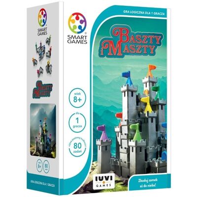Baszty I Maszty, Gra Logiczna, Smart Games, Iuvi Games Baszty I Maszty, Gra Logiczna, Smart Games, Iuvi Games