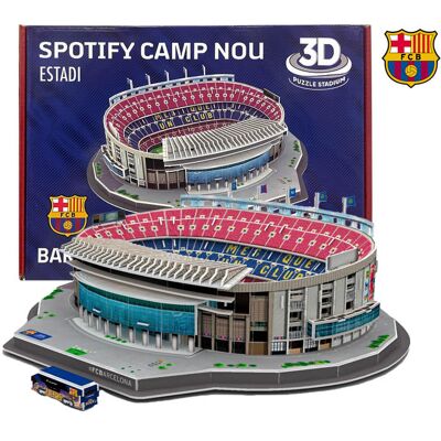 HABARRI Stadion piłkarski CAMP NOU, Puzzle 3D, 98 elementów, model klubowy HABARRI Stadion piłkarski CAMP NOU, Puzzle 3D, 98 elementów, model klubowy