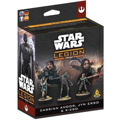 Atomic Star Wars Legion 2.0: Cassian Andor, Jyn Erso & K-2SO Atomic Star Wars Legion 2.0: Cassian Andor, Jyn Erso & K-2SO