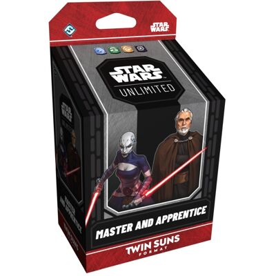 ASMODEE Star Wars: Unlimited Card Game - Twin Suns Format - Dooku and Asajj ASMODEE Star Wars: Unlimited Card Game - Twin Suns Format - Dooku and Asajj