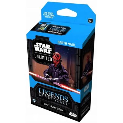 Disney Star Wars: Unlimited CG Legends of the Force - Spotlight Deck - Darth Maul Disney Star Wars: Unlimited CG Legends of the Force - Spotlight Deck - Darth Maul