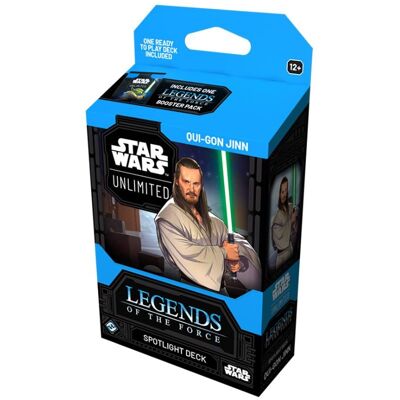 Disney Star Wars Unlimited Legends of the Force Spotlight Deck Qui-Gon Jinn Disney Star Wars Unlimited Legends of the Force Spotlight Deck Qui-Gon Jinn