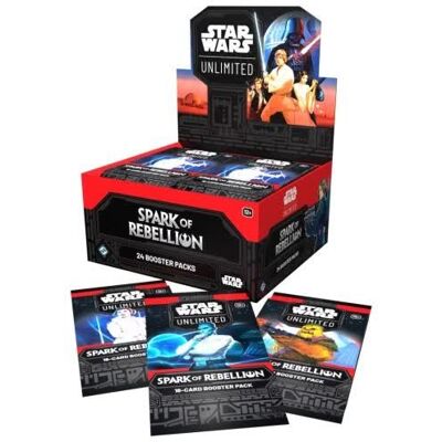 Fantasy Flight Games Star Wars Unlimited: Spark of Rebellion - Booster Box (24) Fantasy Flight Games Star Wars Unlimited: Spark of Rebellion - Booster Box (24)