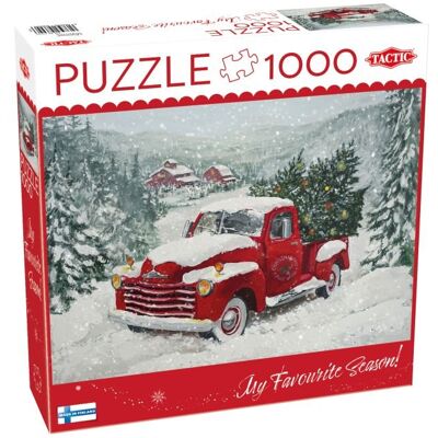 Tactic, Puzzle, Christmas Tree Truck 1000 El. Tactic, Puzzle, Christmas Tree Truck 1000 El.