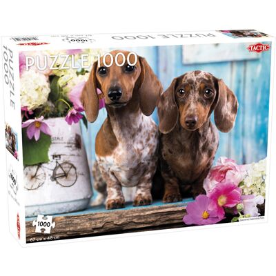 Tactic, Puzzle, Dashing Dachshunds, 1000 El. Tactic, Puzzle, Dashing Dachshunds, 1000 El.