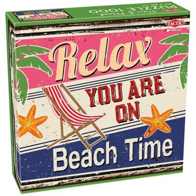 Tactic, Puzzle, Piece Of Mind Beach Time, 1000 El. Tactic, Puzzle, Piece Of Mind Beach Time, 1000 El.