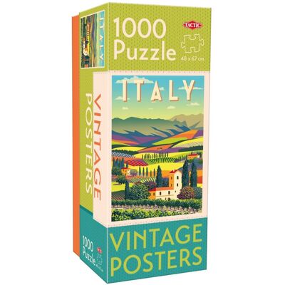 Tactic, Puzzle, Vintage Italy, 1000 El. Tactic, Puzzle, Vintage Italy, 1000 El.