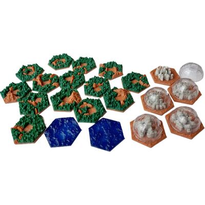 Terraforming Mars: Amazonis Planitia 3d Tiles, Gra Planszowa, Rebel Terraforming Mars: Amazonis Planitia 3d Tiles, Gra Planszowa, Rebel