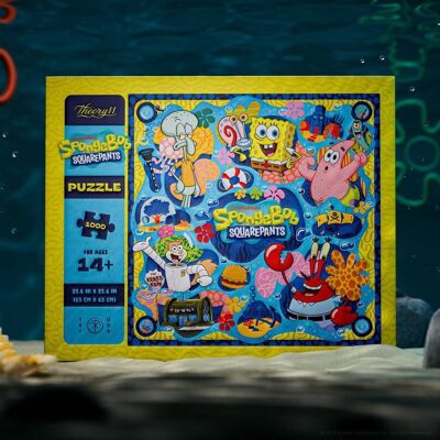 Theory11 Spongebob Squarepants Multi-Dimensional Puzzle (1000 Pieces) Theory11 Spongebob Squarepants Multi-Dimensional Puzzle (1000 Pieces)