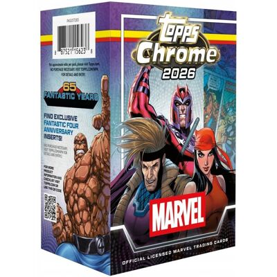 Panini Topps Chrome Marvel Comics 2026 Karty Value Box Fabrycznie Nowy Box Panini Topps Chrome Marvel Comics 2026 Karty Value Box Fabrycznie Nowy Box