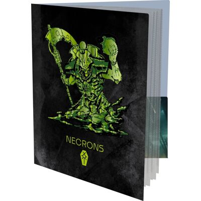 ULTRA PRO Ultra-Pro: Necron Codex Aligned - Datasheet & Index Card Folio ULTRA PRO Ultra-Pro: Necron Codex Aligned - Datasheet & Index Card Folio