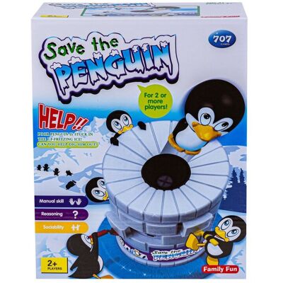 Lean Toys Uratuj Pingwina Gra Zręcznościowa Wieża, Frugal Lean Toys Uratuj Pingwina Gra Zręcznościowa Wieża, Frugal