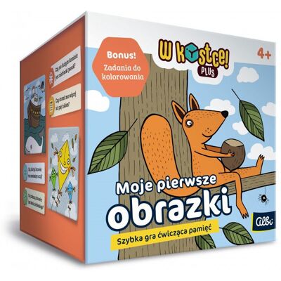 W Kostce! Plus - Moje Pierwsze Obrazki, Gra, Albi, Gra Planszowa W Kostce! Plus - Moje Pierwsze Obrazki, Gra, Albi, Gra Planszowa