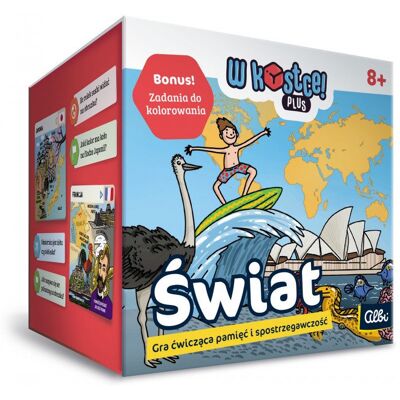W Kostce! Plus - Świat, Gra, Albi, Gra Planszowa W Kostce! Plus - Świat, Gra, Albi, Gra Planszowa