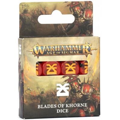 Warhammer Aos - Blades Of Khorne Dice, Kości Rpg, Games Workshop Warhammer Aos - Blades Of Khorne Dice, Kości Rpg, Games Workshop